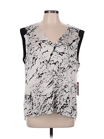 Vince Camuto Sleeveless Blouse In Gray