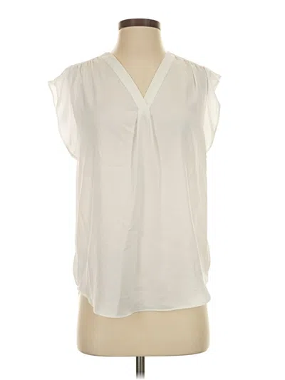 Pre-owned Vince Camuto Sleeveless Blouse In Ivory