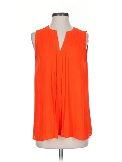 Pre-owned Vince Camuto Sleeveless Blouse In Orange