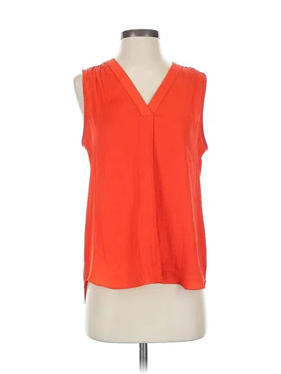 Pre-owned Vince Camuto Sleeveless Blouse In Orange