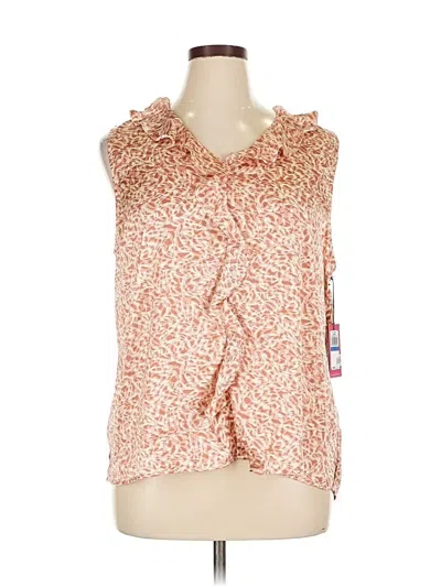 Pre-owned Vince Camuto Sleeveless Blouse In Orange