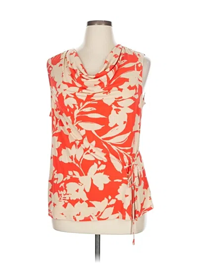 Pre-owned Vince Camuto Sleeveless Blouse In Orange
