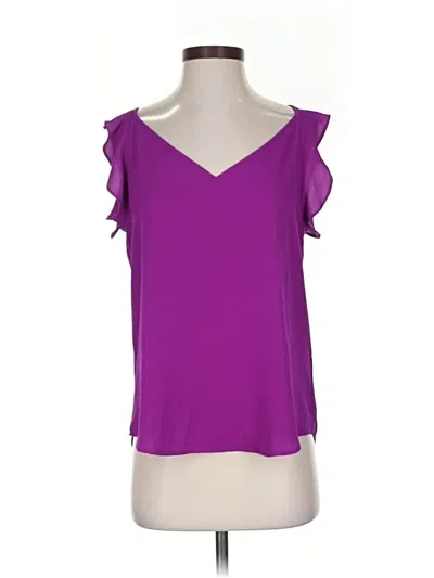 Pre-owned Vince Camuto Sleeveless Blouse In Purple