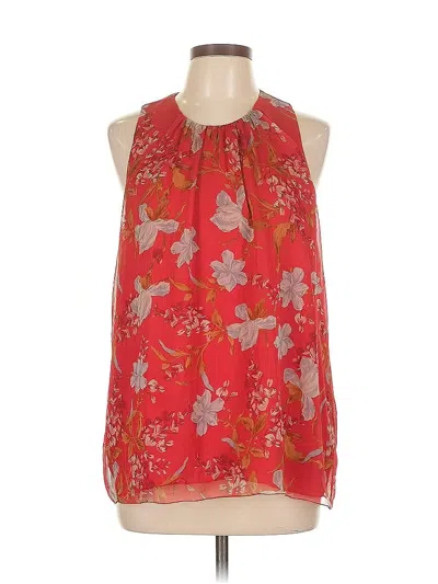 Pre-owned Vince Camuto Sleeveless Blouse In Red