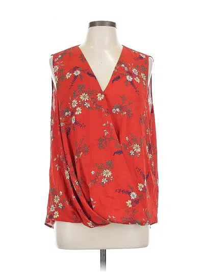 Pre-owned Vince Camuto Sleeveless Blouse In Red