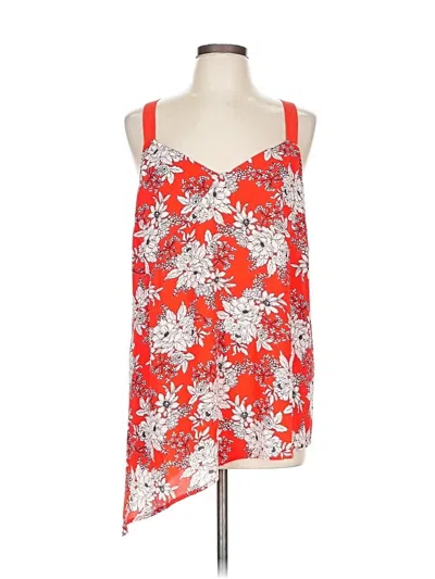 Pre-owned Vince Camuto Sleeveless Blouse In Red