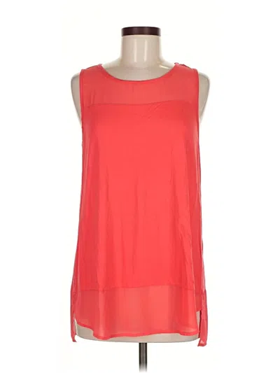 Pre-owned Vince Camuto Sleeveless Blouse In Red