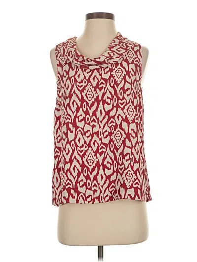 Pre-owned Vince Camuto Sleeveless Blouse In Red