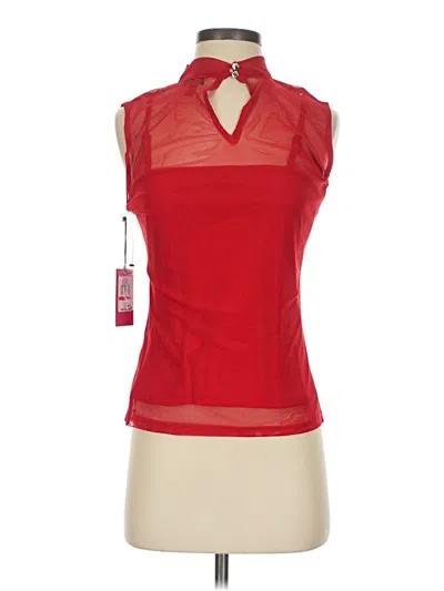 Vince Camuto Sleeveless Blouse In Red