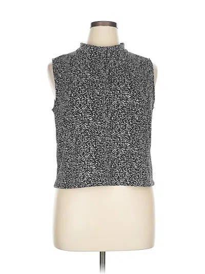 Pre-owned Vince Camuto Sleeveless Blouse In Silver