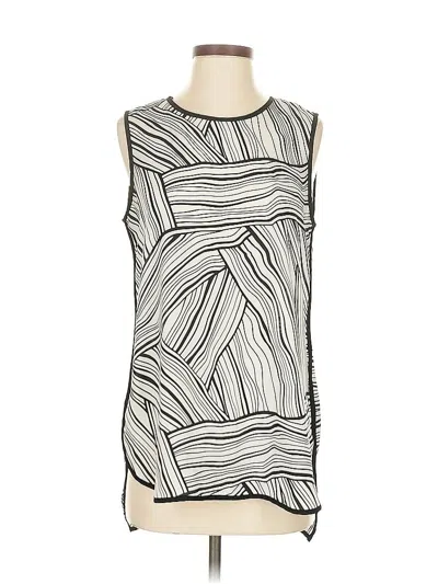 Pre-owned Vince Camuto Sleeveless Blouse In Silver