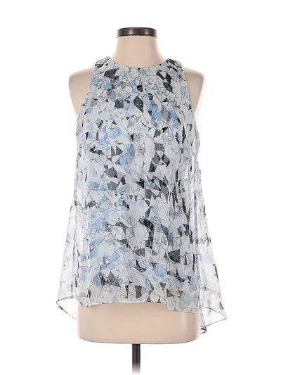 Pre-owned Vince Camuto Sleeveless Blouse In Silver