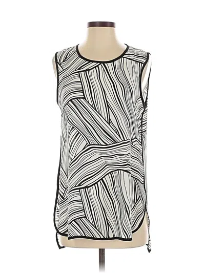 Pre-owned Vince Camuto Sleeveless Blouse In Silver