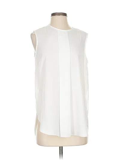 Pre-owned Vince Camuto Sleeveless Blouse In White