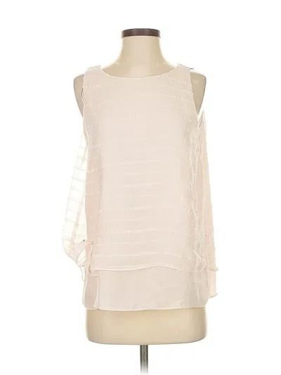Pre-owned Vince Camuto Sleeveless Blouse In White