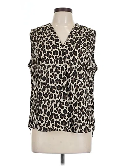 Pre-owned Vince Camuto Sleeveless Blouse In White