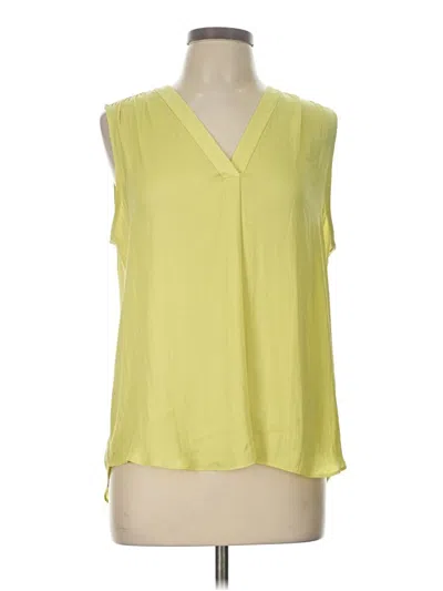 Pre-owned Vince Camuto Sleeveless Blouse In Yellow