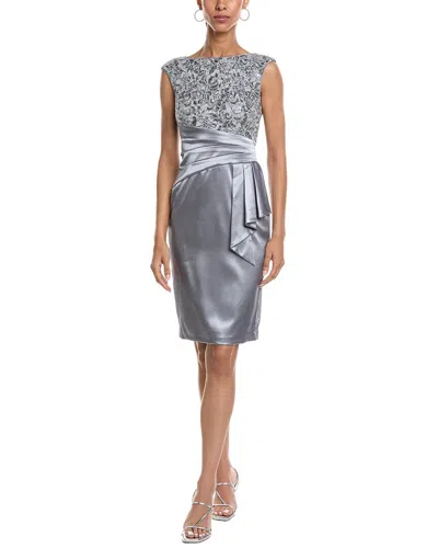 Vince Camuto Sleeveless Embellished Mini Dress In Gray