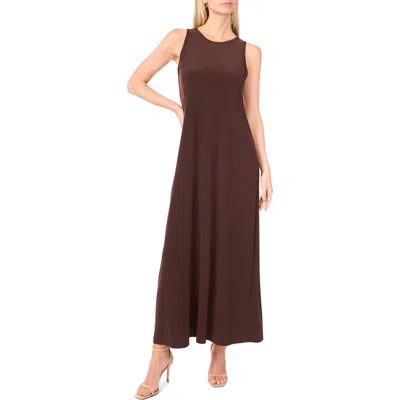 Vince Camuto Sleeveless Maxi Dress In Brown