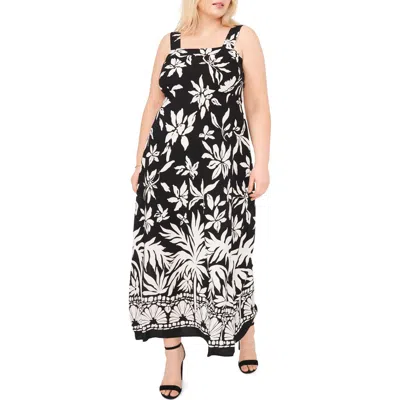 Vince Camuto Sleeveless Maxi Dress In Rich Black