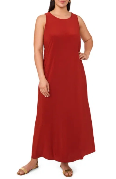 Vince Camuto Sleeveless Midi Dress In Chili