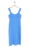 Vince Camuto Sleeveless Midi Sundress In Blue