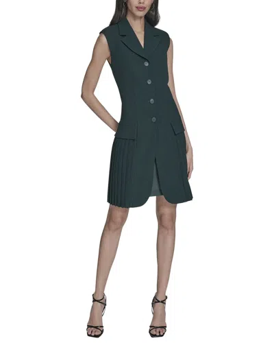 Vince Camuto Sleeveless Mini Dress In Green