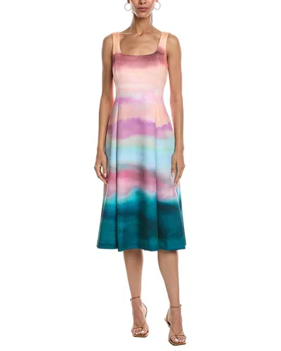 Vince Camuto Sleeveless Printed Midi Dress In Multi