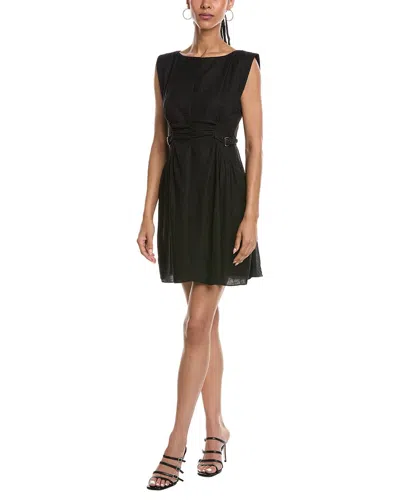 Vince Camuto Sleeveless Printed Mini Dress In Black