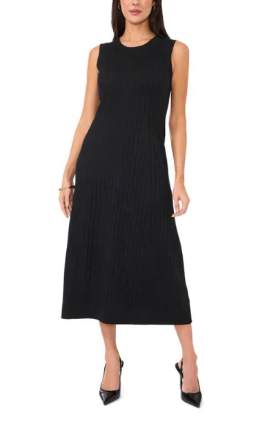 Vince Camuto Knit Midi Dress In Rich Black