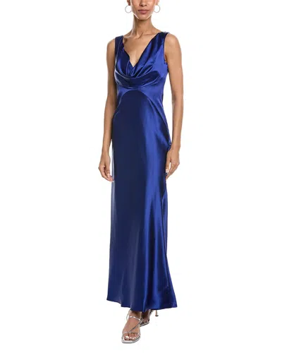 Vince Camuto Sleeveless Solid Maxi Dress In Blue