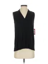 Vince Camuto Sleeveless T-shirt In Black
