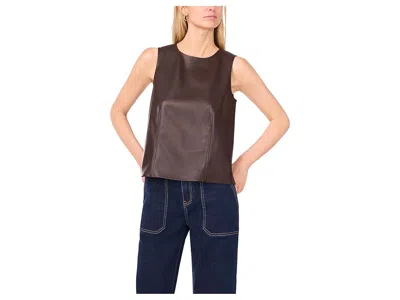 Vince Camuto Sleeveless Tank Top In Brown