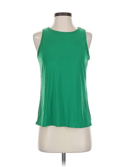 Pre-owned Vince Camuto Sleeveless Top Green Halter Neckline Tops