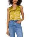 Vince Camuto Sleeveless Top In Green Oasis