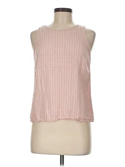 Pre-owned Vince Camuto Sleeveless Top Pink Halter Neckline Tops