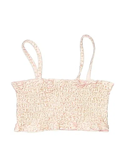 Pre-owned Vince Camuto Kids' Sleeveless Top Pink Halter Neckline Tops