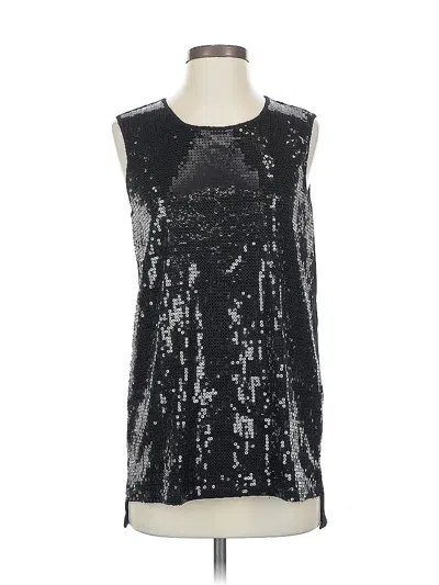 Pre-owned Vince Camuto Sleeveless Top Silver Scoop Neck Tops