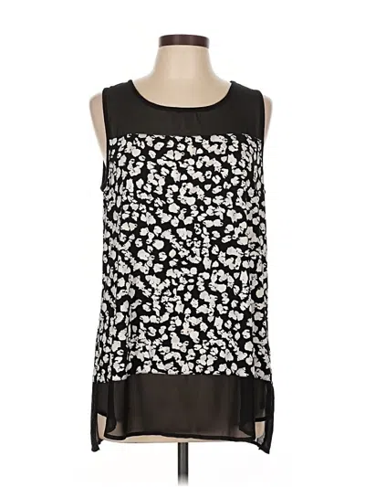 Pre-owned Vince Camuto Sleeveless T-shirt In Black
