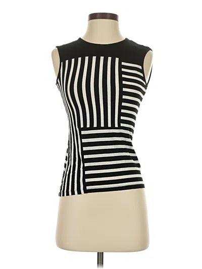 Pre-owned Vince Camuto Sleeveless T-shirt In Black