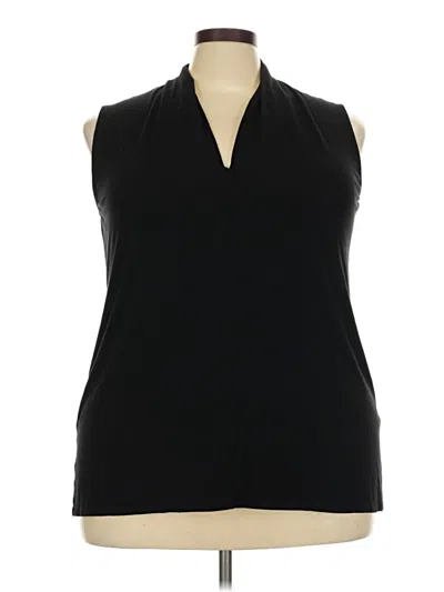 Pre-owned Vince Camuto Sleeveless T-shirt In Black