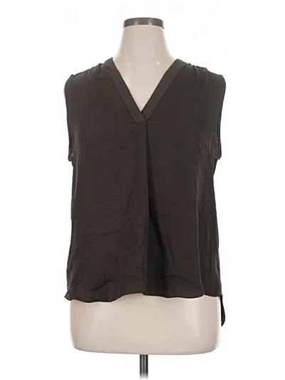 Pre-owned Vince Camuto Sleeveless T-shirt In Brown
