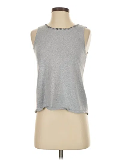 Pre-owned Vince Camuto Sleeveless T-shirt In Gray