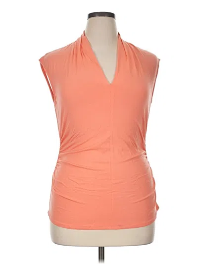 Pre-owned Vince Camuto Sleeveless T-shirt In Orange
