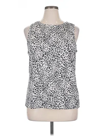 Pre-owned Vince Camuto Sleeveless T-shirt In Silver