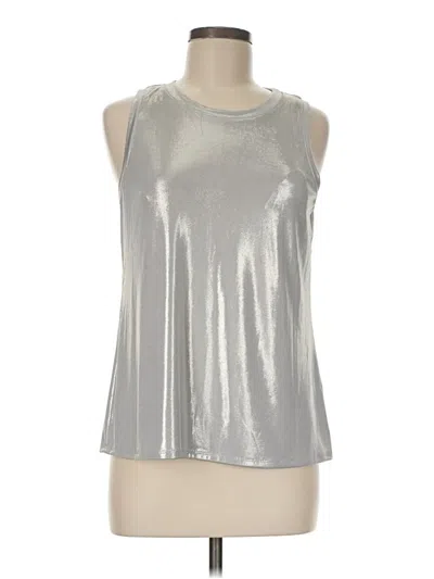 Pre-owned Vince Camuto Sleeveless T-shirt In Silver