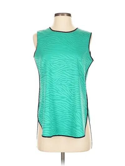 Pre-owned Vince Camuto Sleeveless T-shirt In Teal