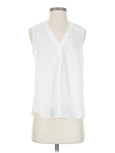Pre-owned Vince Camuto Sleeveless T-shirt In White