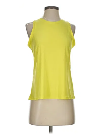 Vince Camuto Sleeveless T-shirt In Yellow