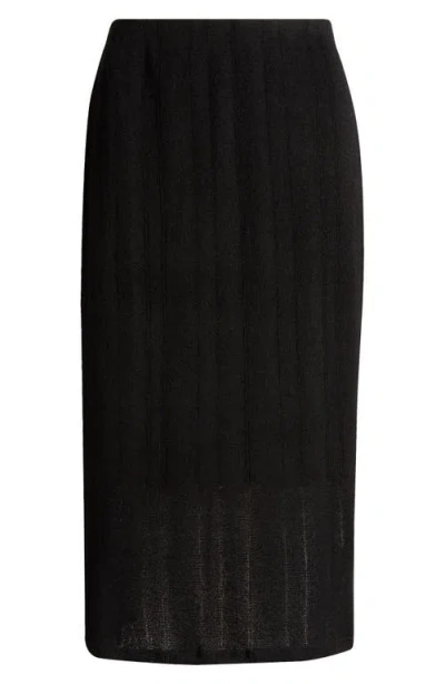 Vince Camuto Slit Maxi Sweater Skirt